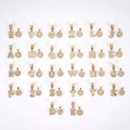 【LAST DAY 48% OFF】2 Pack - Initial Letter Pendant Necklaces