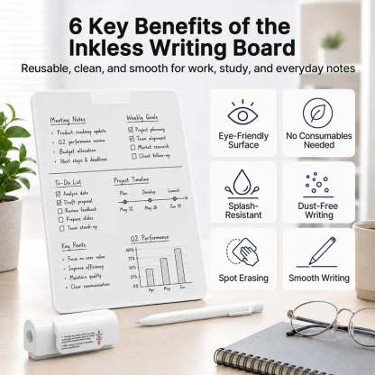 Magnetic Drawing Board with Magic Pen & Eraser