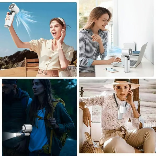 Last Day Sale 49% OFF 🔥Portable Handheld High Speed Fan, Foldable Fan for Summer