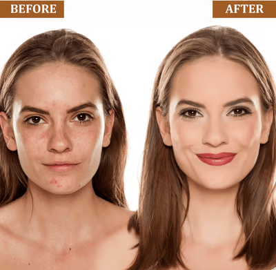 Korean Color-Changing Foundation Stick with Detachable Brush
