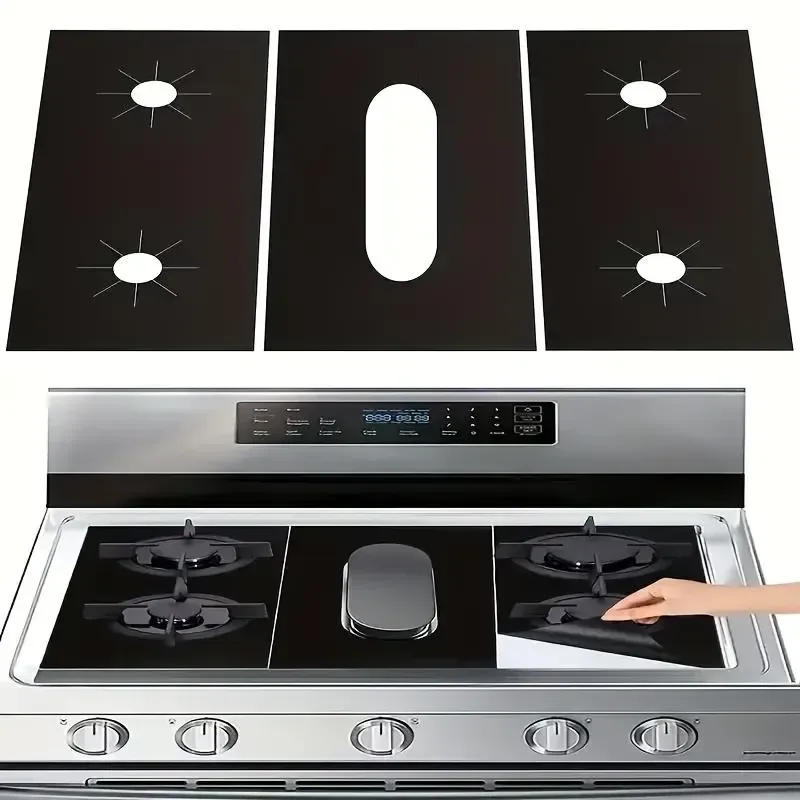 Fiberglass gas stove protector material