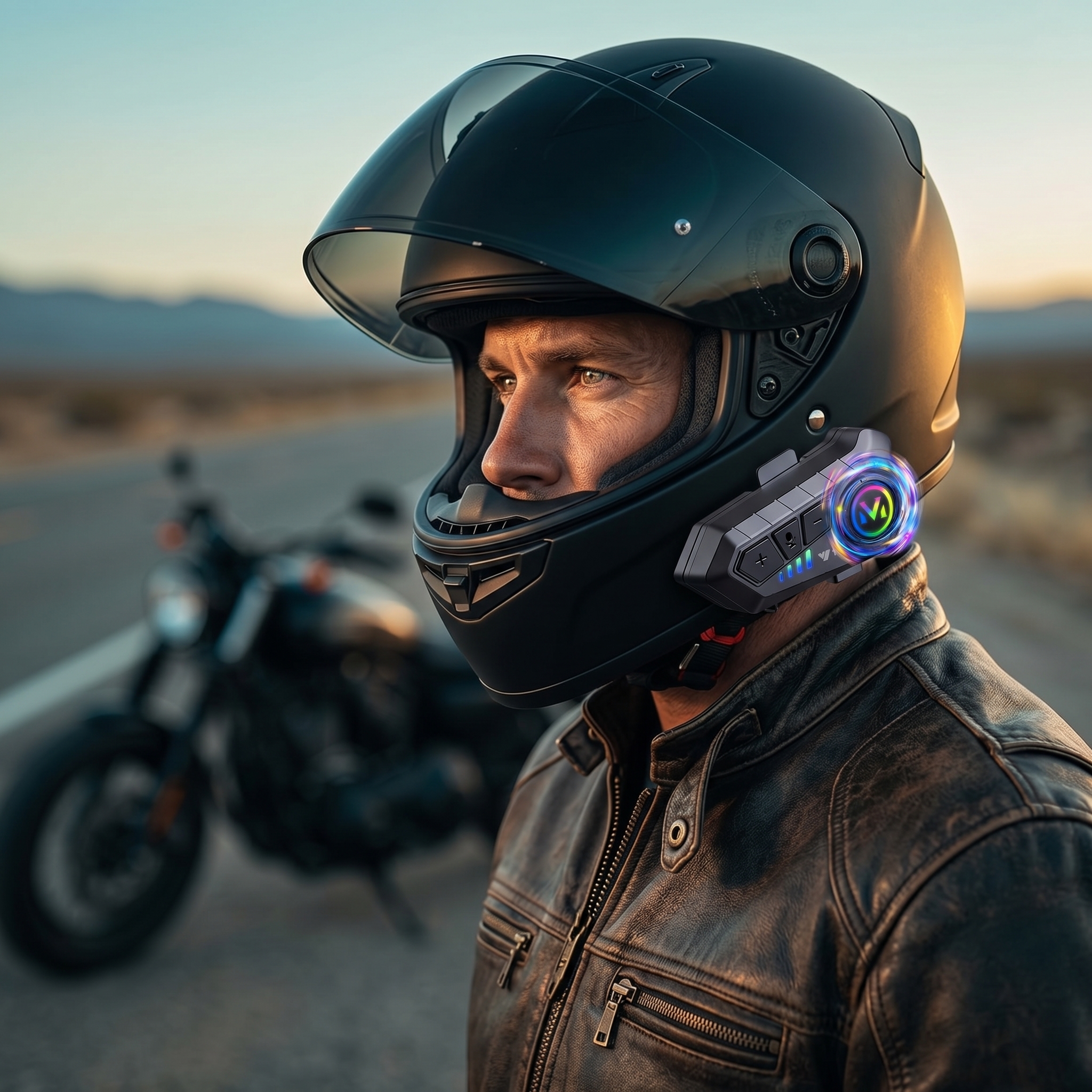 Motorcycle Helmet Speakers High Battery Life Helmet Headphone