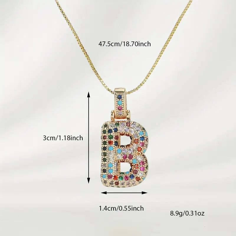 【LAST DAY 49% OFF】Bubble Letter Necklace