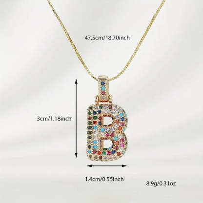 【LAST DAY 49% OFF】Bubble Letter Necklace