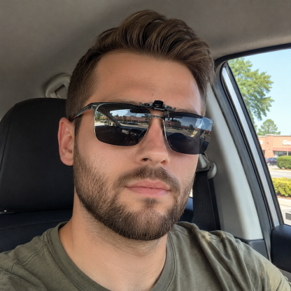 polarized clip-on sunglass lens