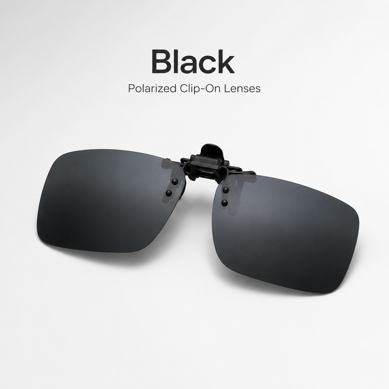 polarized clip-on sunglass lens