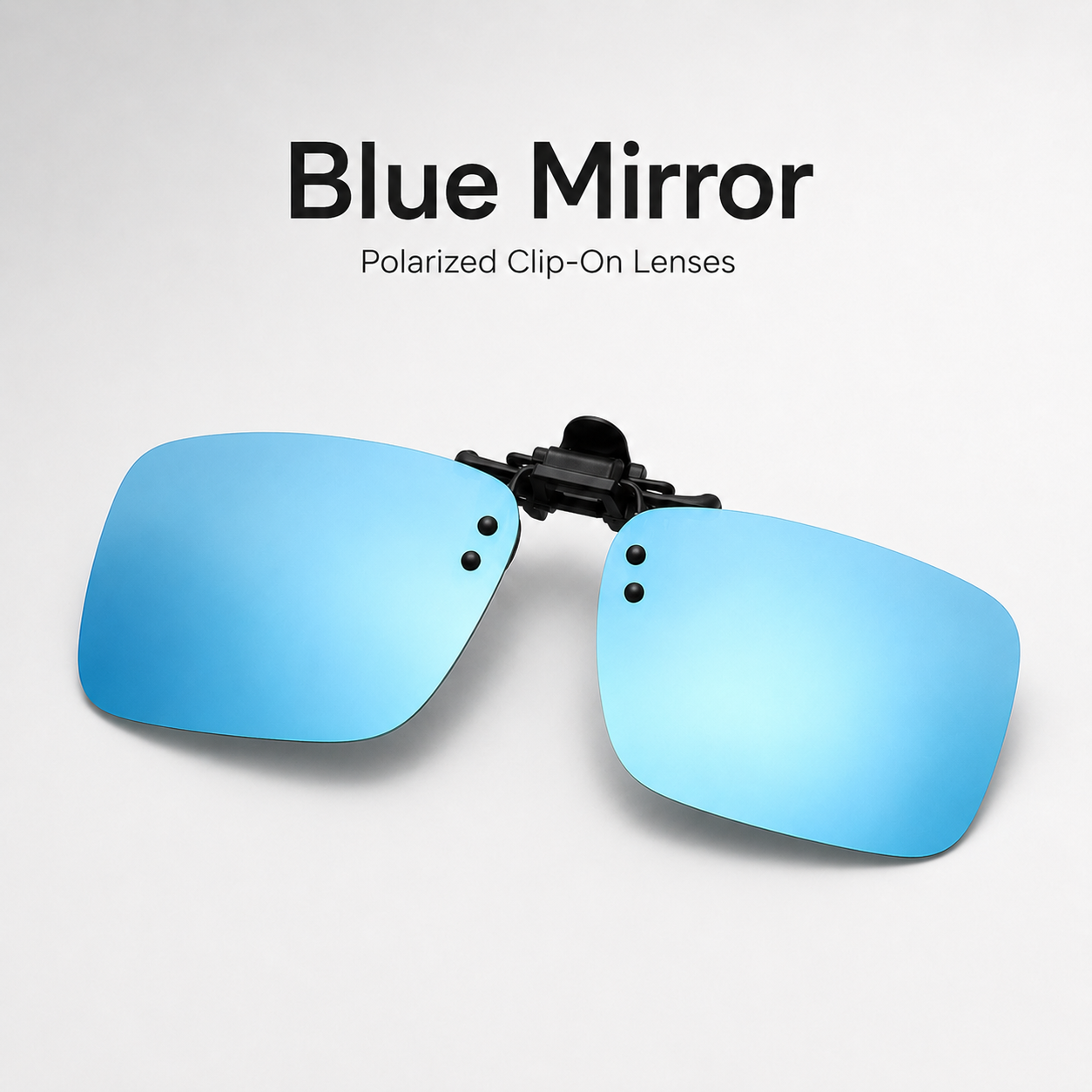 polarized clip-on sunglass lens