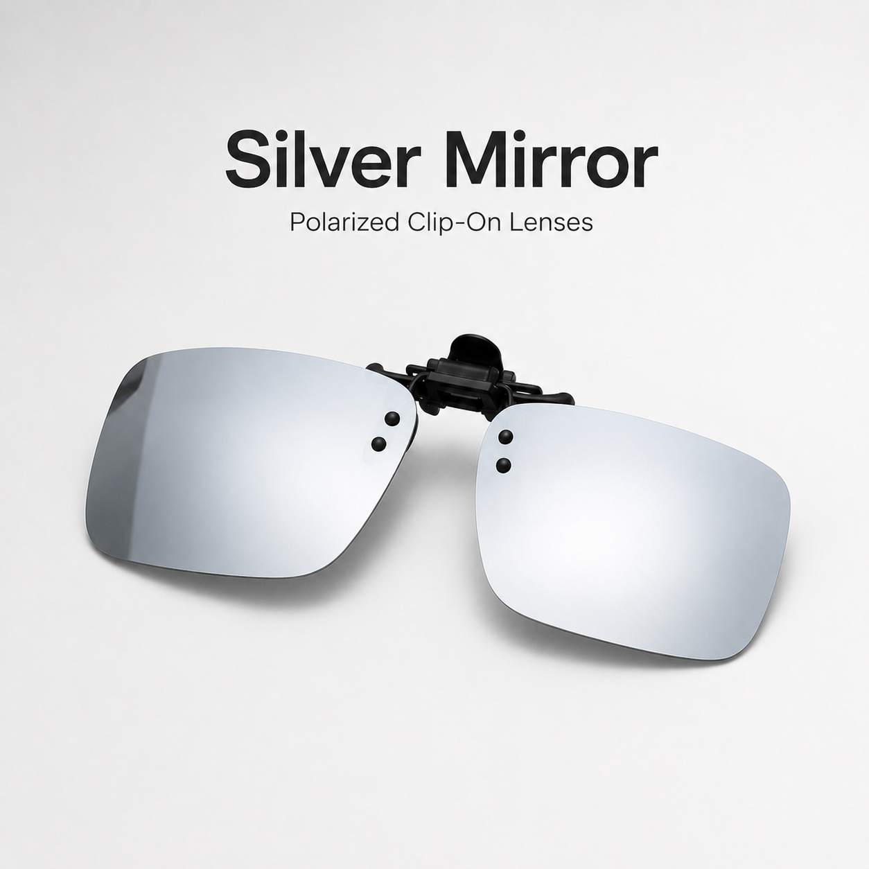 polarized clip-on sunglass lens