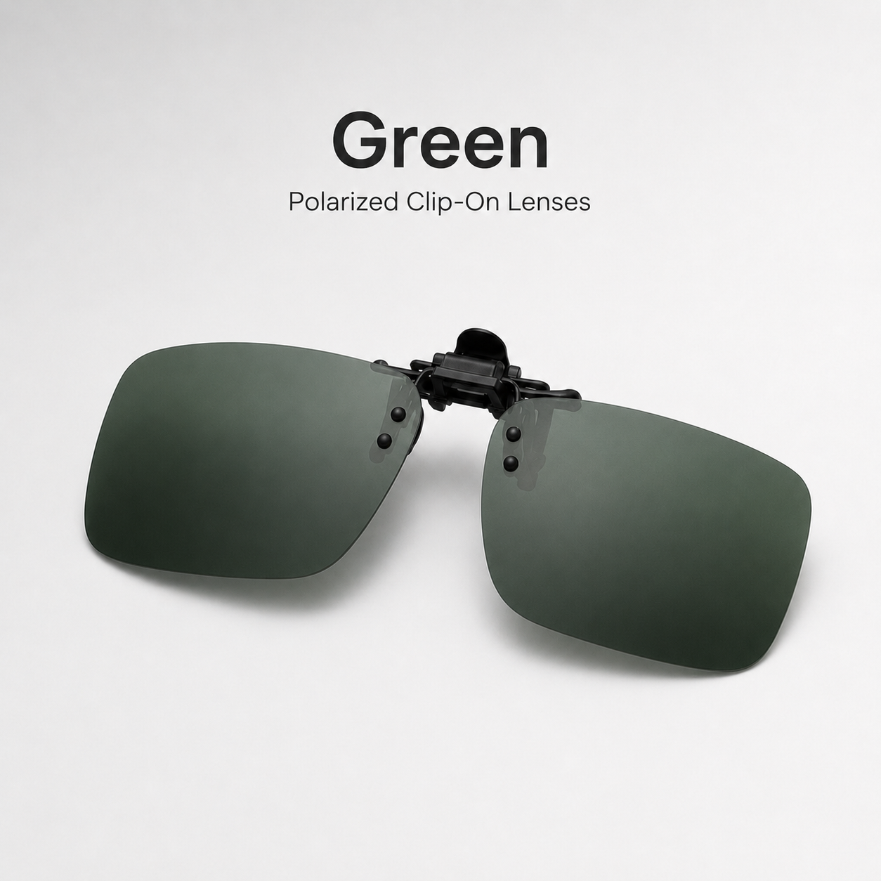 polarized clip-on sunglass lens