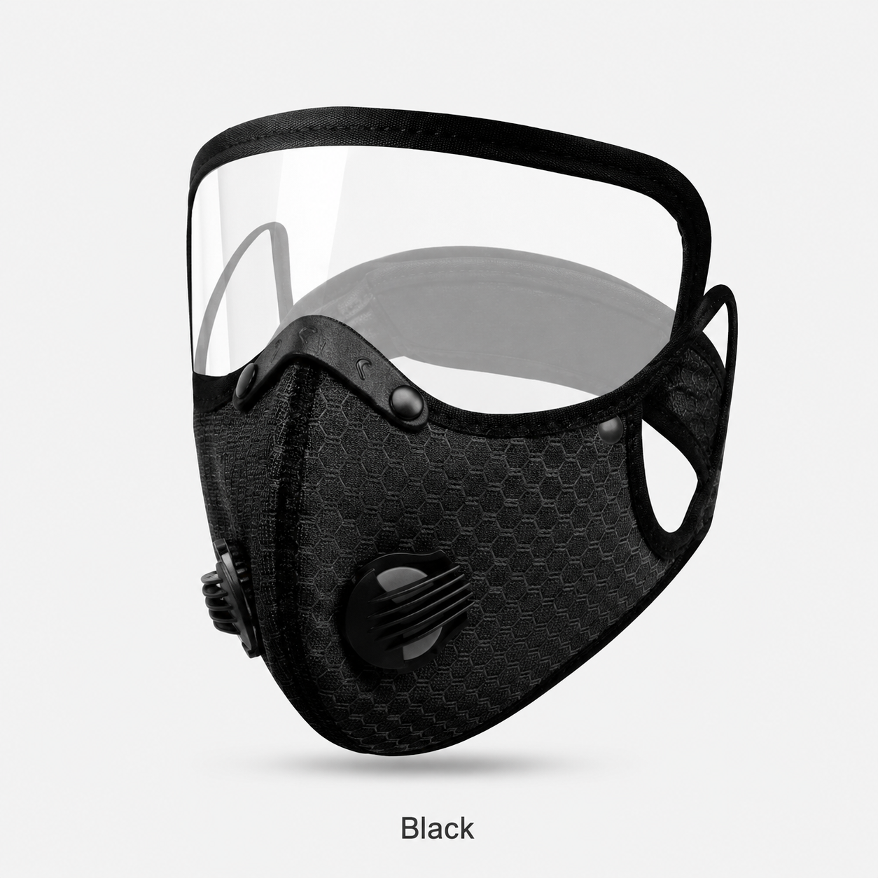Protective Riding Face Mask With Removable Eye Shield