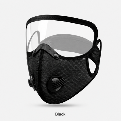 Protective Riding Face Mask With Removable Eye Shield