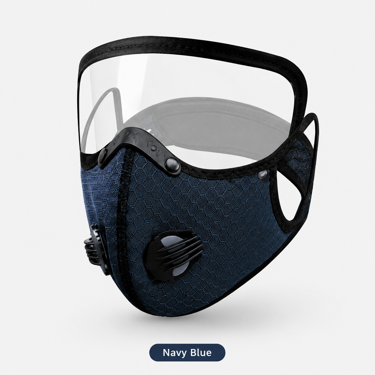 Protective Riding Face Mask With Removable Eye Shield