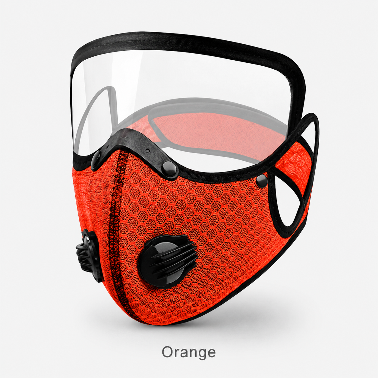 Protective Riding Face Mask With Removable Eye Shield