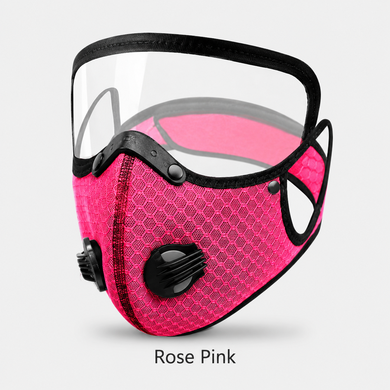 Protective Riding Face Mask With Removable Eye Shield