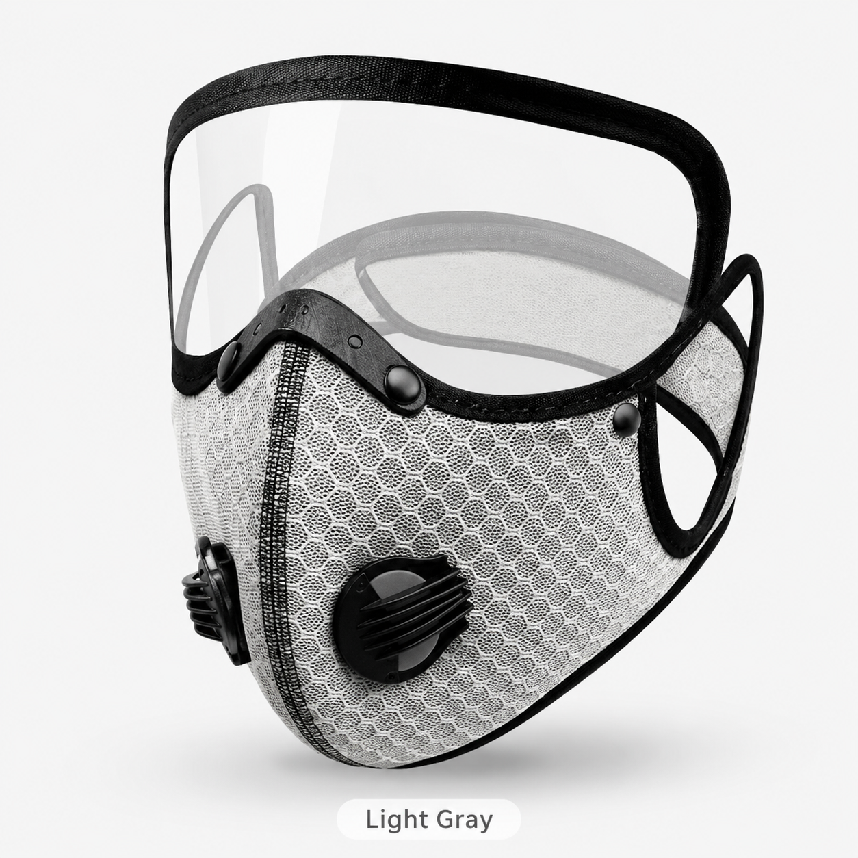 Protective Riding Face Mask With Removable Eye Shield