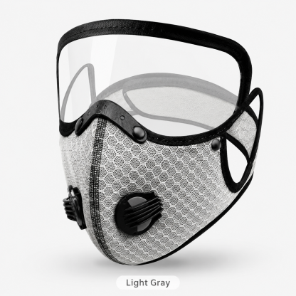 Protective Riding Face Mask With Removable Eye Shield