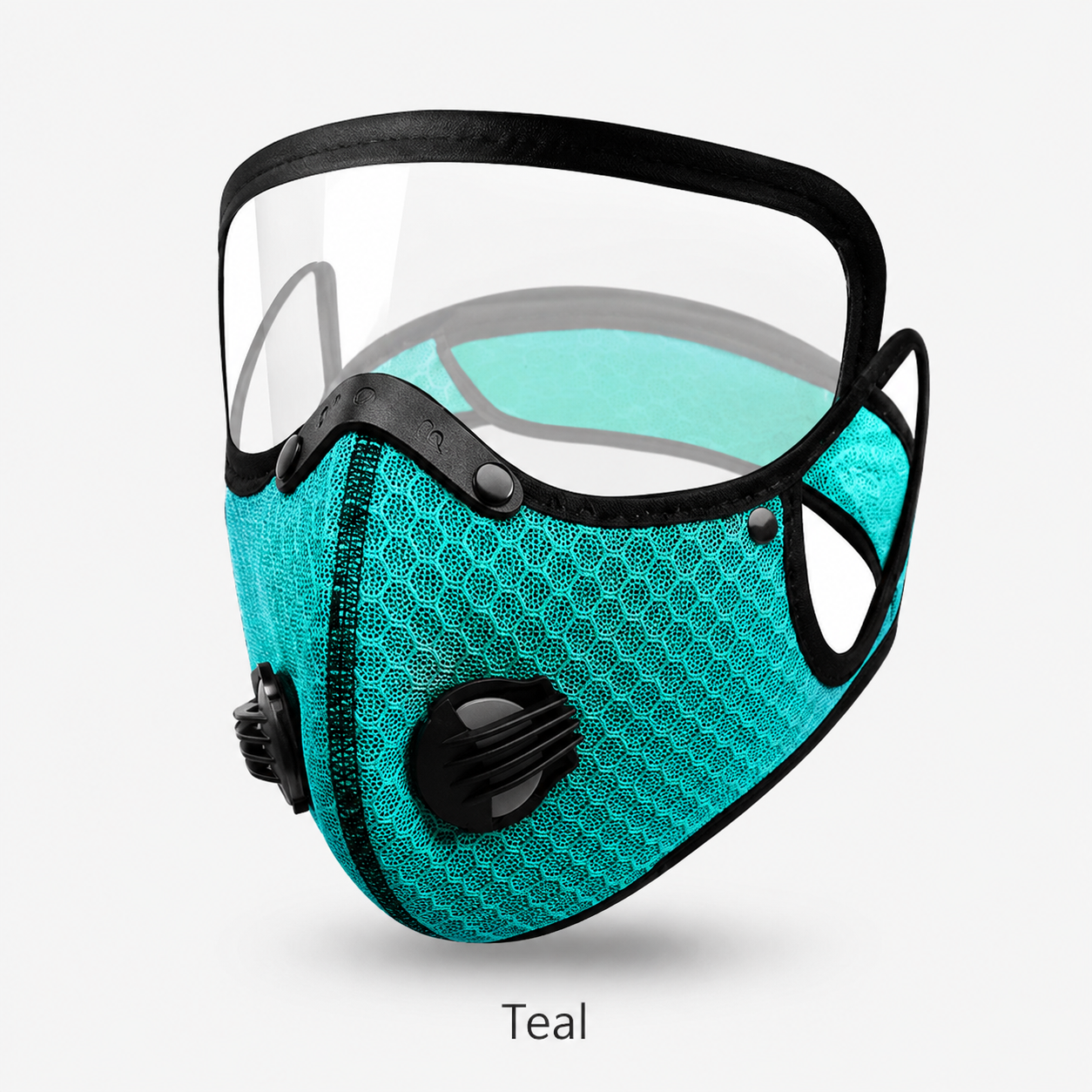 Protective Riding Face Mask With Removable Eye Shield