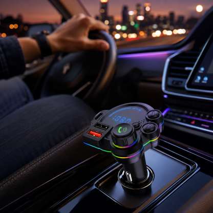 20W USB-C Bluetooth 5.3 FM Transmitter Car Charger