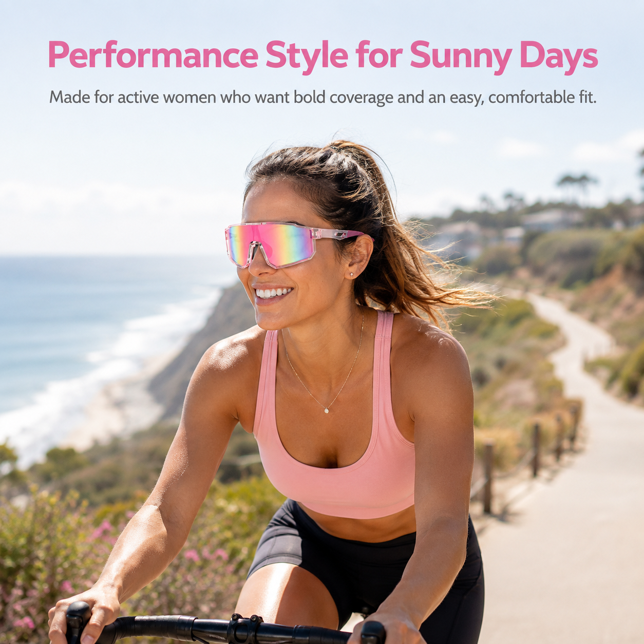 Limited Color Drop Shield Sunglasses – UV400 Windproof Mirrored Eyewear | Second Pair Included