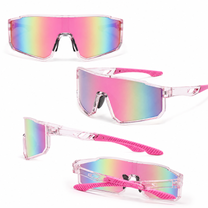 Limited Color Drop Shield Sunglasses – UV400 Windproof Mirrored Eyewear | Second Pair Included