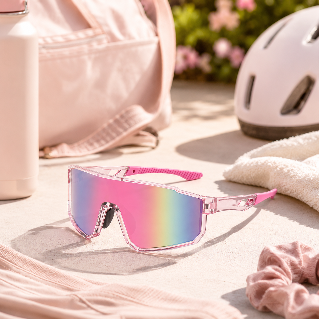 Limited Color Drop Shield Sunglasses – UV400 Windproof Mirrored Eyewear | Second Pair Included