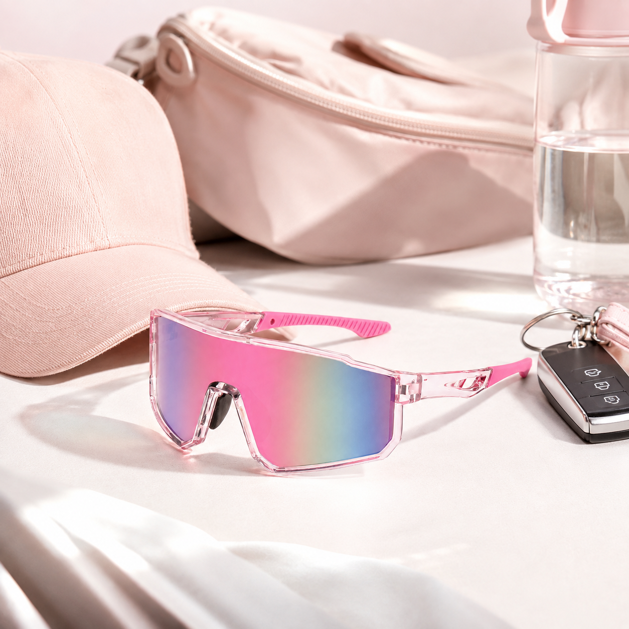 Limited Color Drop Shield Sunglasses – UV400 Windproof Mirrored Eyewear | Second Pair Included