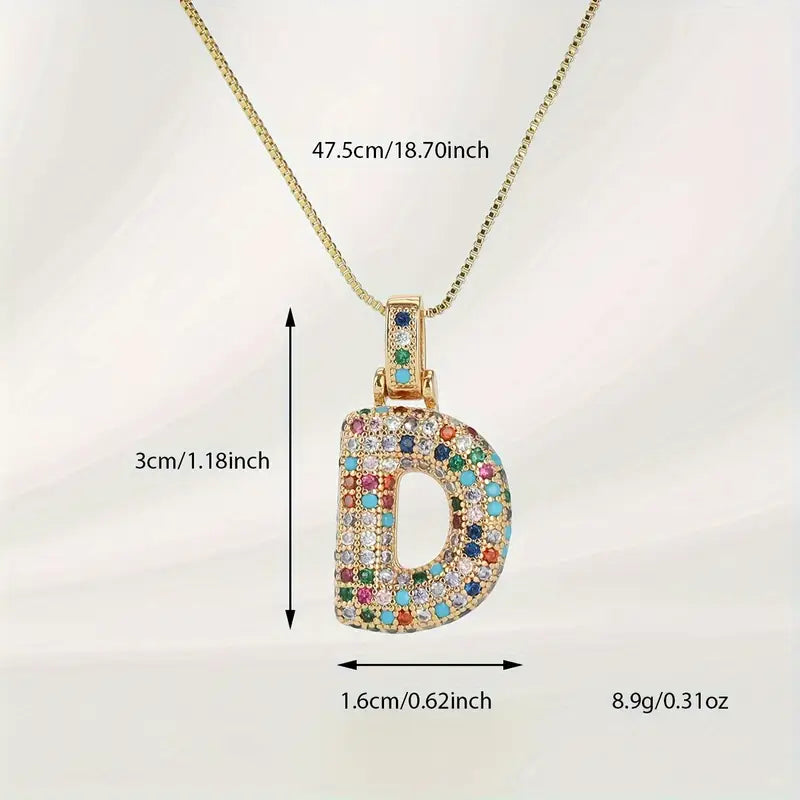 【LAST DAY 49% OFF】Bubble Letter Necklace