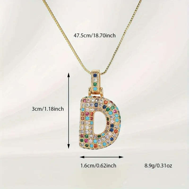 【LAST DAY 49% OFF】Bubble Letter Necklace