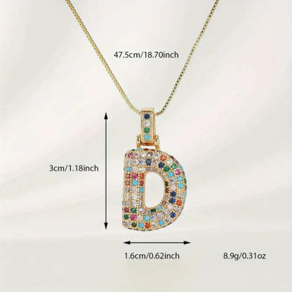 【LAST DAY 49% OFF】Bubble Letter Necklace