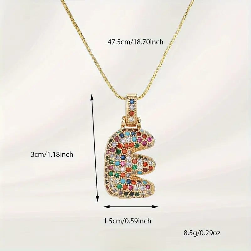 【LAST DAY 49% OFF】Bubble Letter Necklace