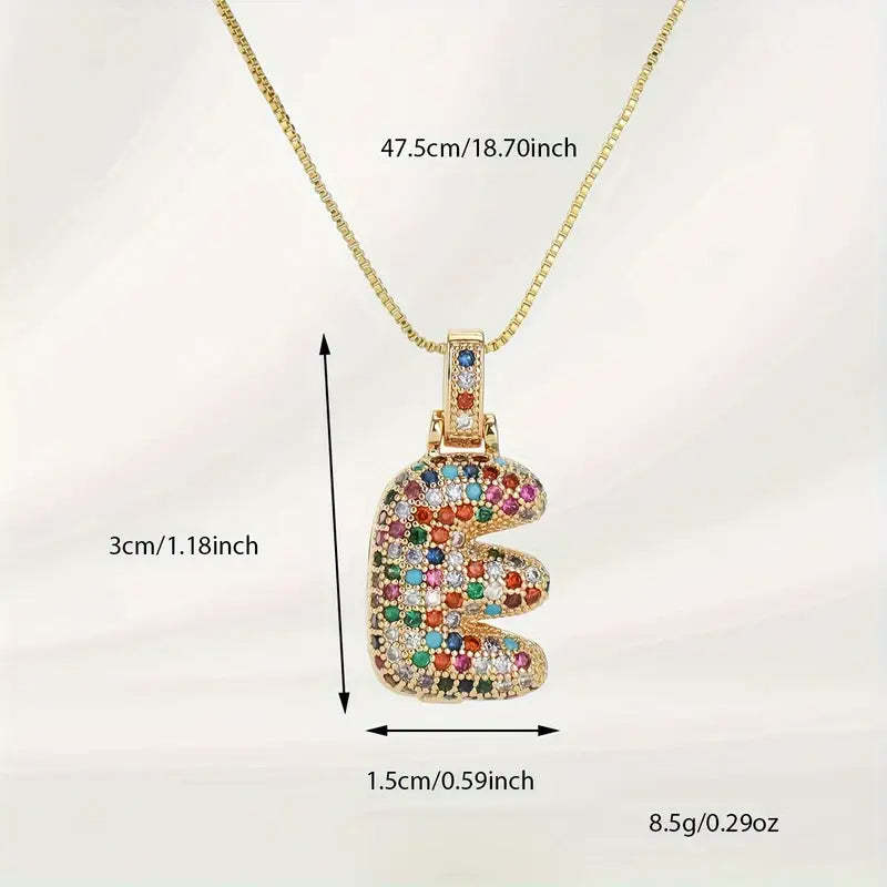 【LAST DAY 49% OFF】Bubble Letter Necklace