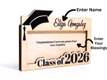 Graduation Money Holder Personalized Graduation Gift