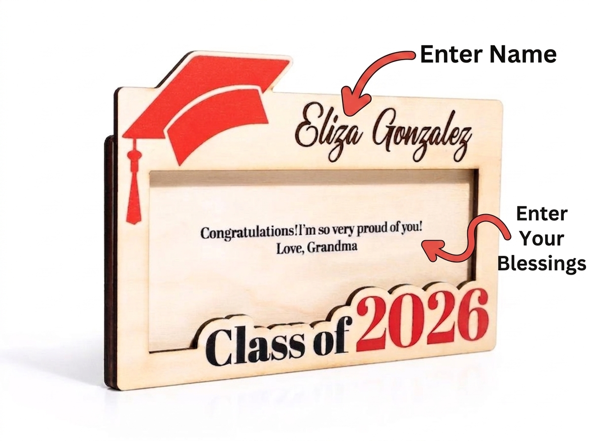 Graduation Money Holder Personalized Graduation Gift
