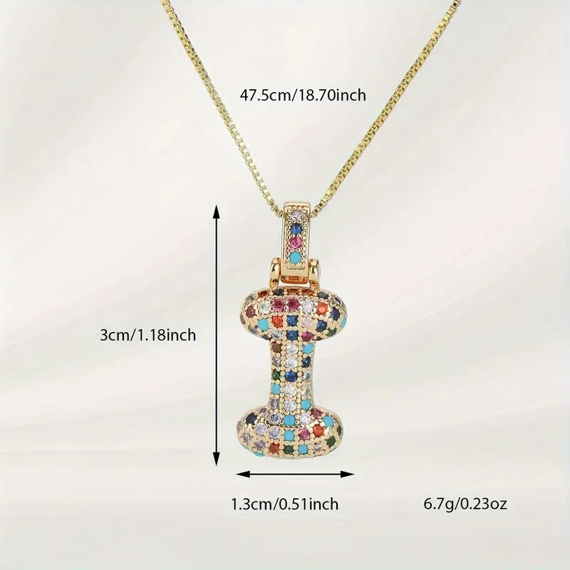 【LAST DAY 49% OFF】Bubble Letter Necklace