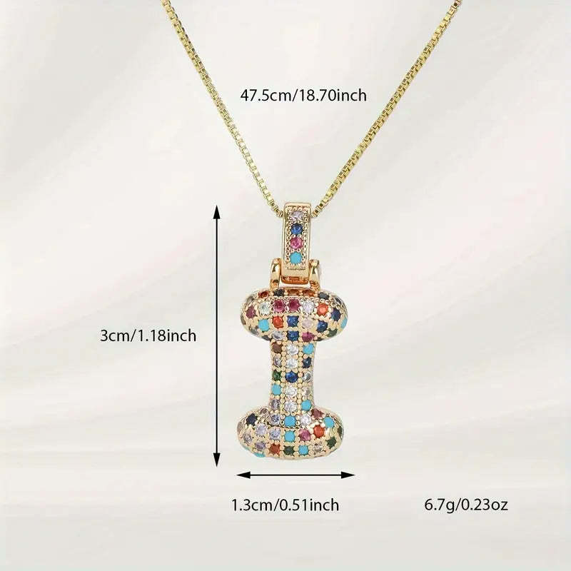 【LAST DAY 49% OFF】Bubble Letter Necklace