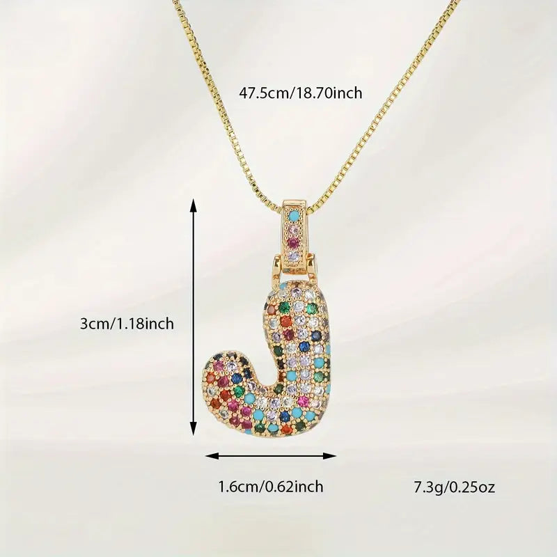 【LAST DAY 49% OFF】Bubble Letter Necklace