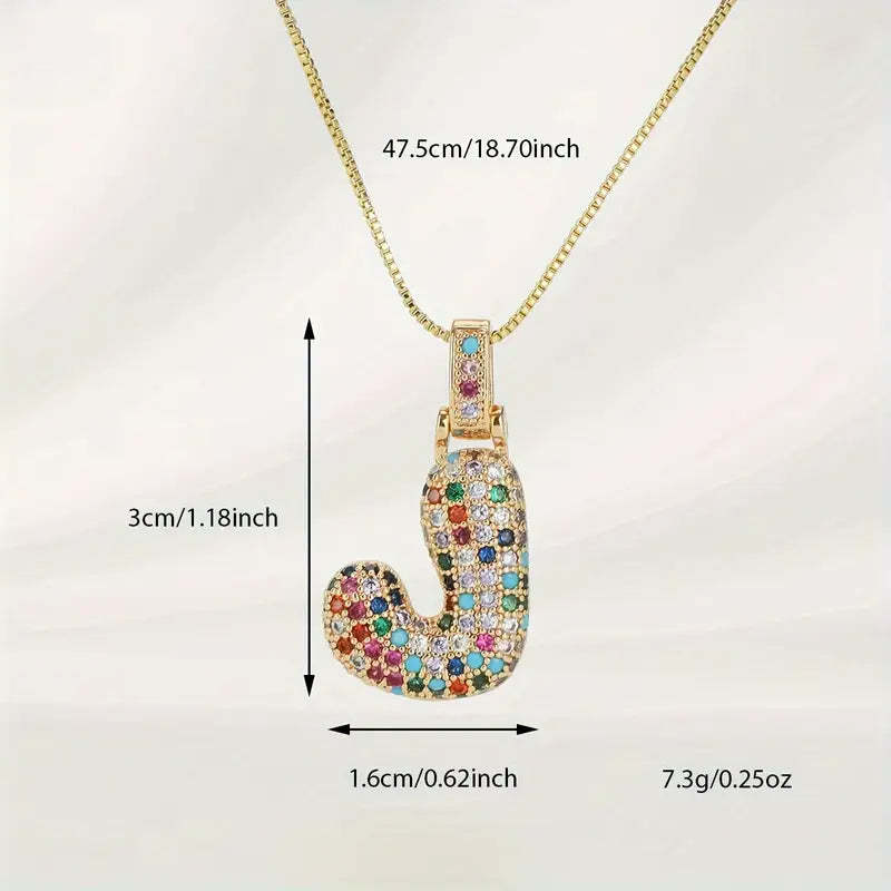 【LAST DAY 49% OFF】Bubble Letter Necklace