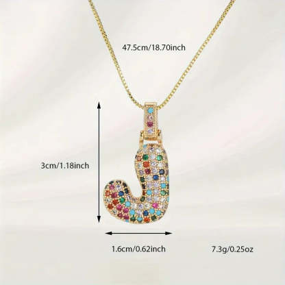 【LAST DAY 49% OFF】Bubble Letter Necklace