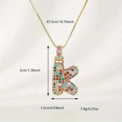 【LAST DAY 49% OFF】Bubble Letter Necklace