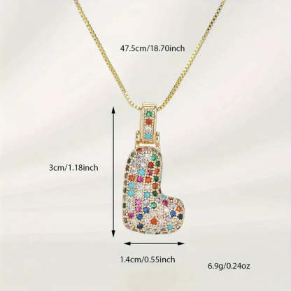 【LAST DAY 49% OFF】Bubble Letter Necklace