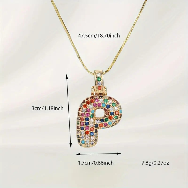 【LAST DAY 49% OFF】Bubble Letter Necklace