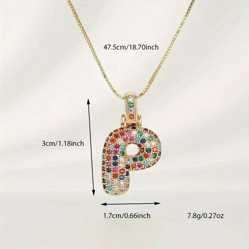 【LAST DAY 49% OFF】Bubble Letter Necklace