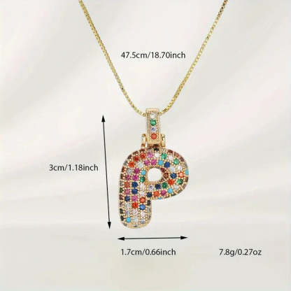 【LAST DAY 49% OFF】Bubble Letter Necklace