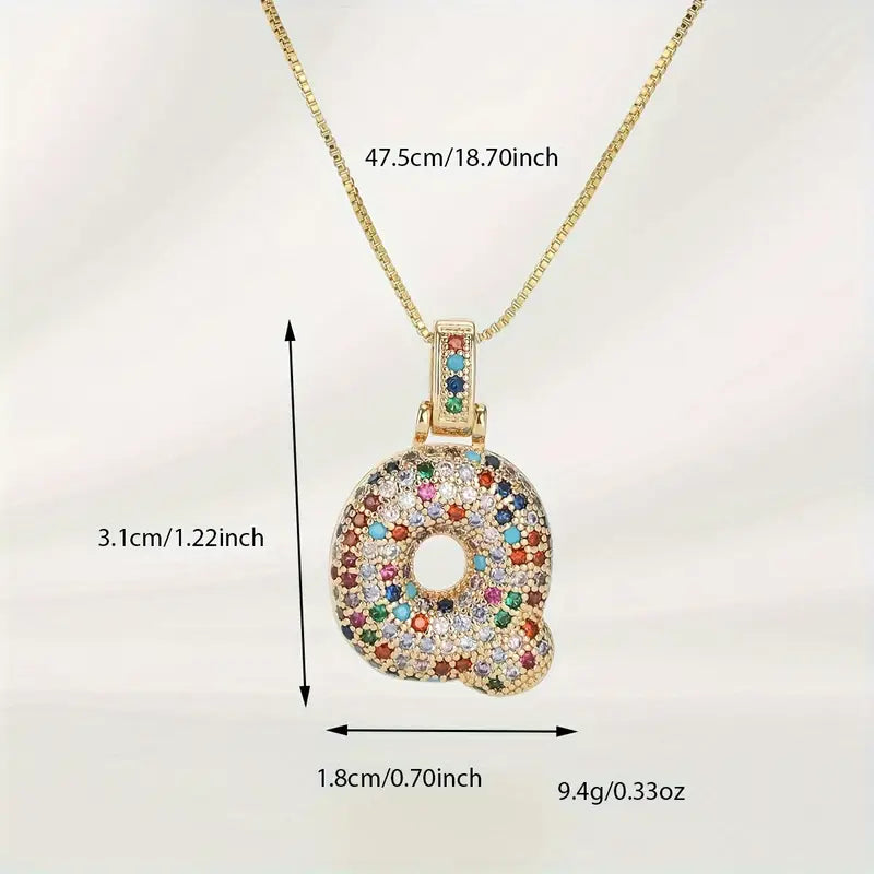 【LAST DAY 49% OFF】Bubble Letter Necklace