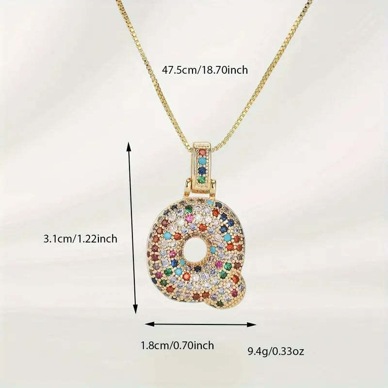 【LAST DAY 49% OFF】Bubble Letter Necklace