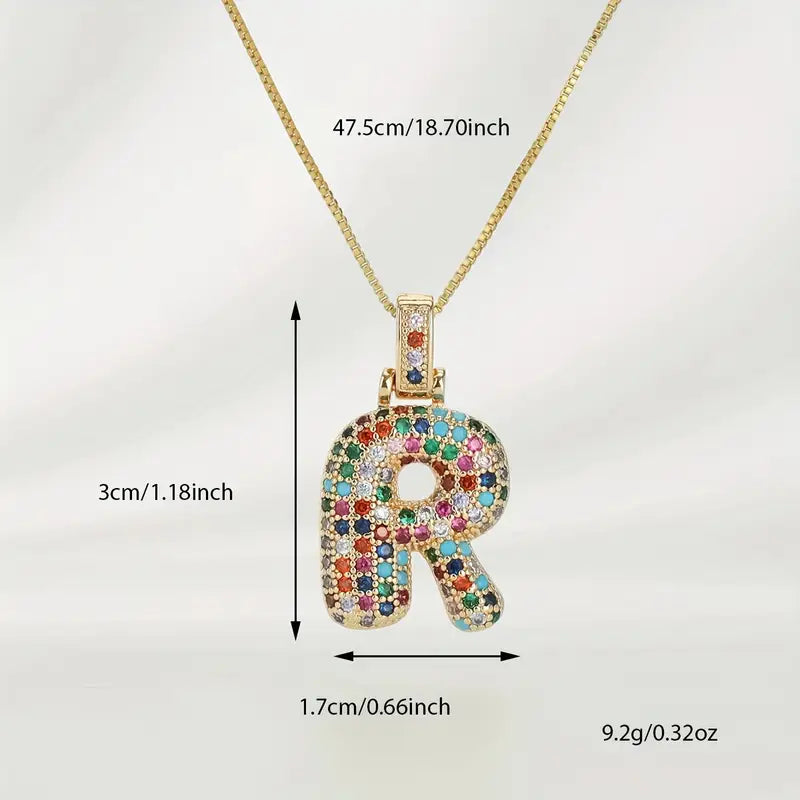 【LAST DAY 49% OFF】Bubble Letter Necklace