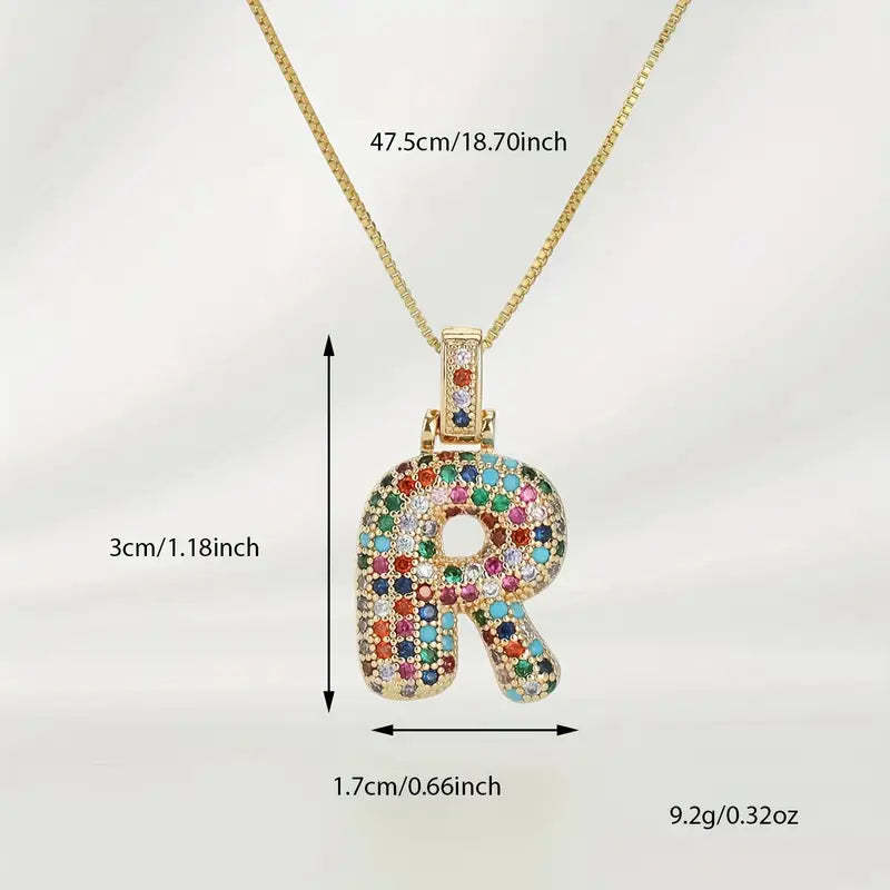 【LAST DAY 49% OFF】Bubble Letter Necklace