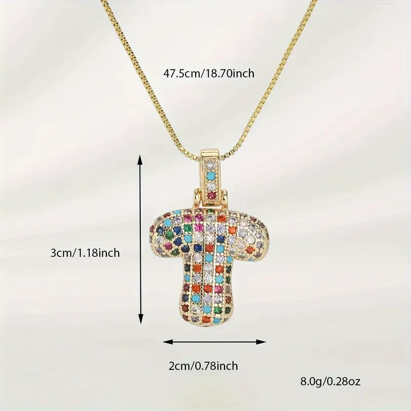 【LAST DAY 49% OFF】Bubble Letter Necklace