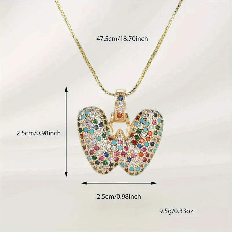 【LAST DAY 49% OFF】Bubble Letter Necklace