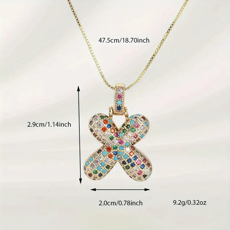 【LAST DAY 49% OFF】Bubble Letter Necklace